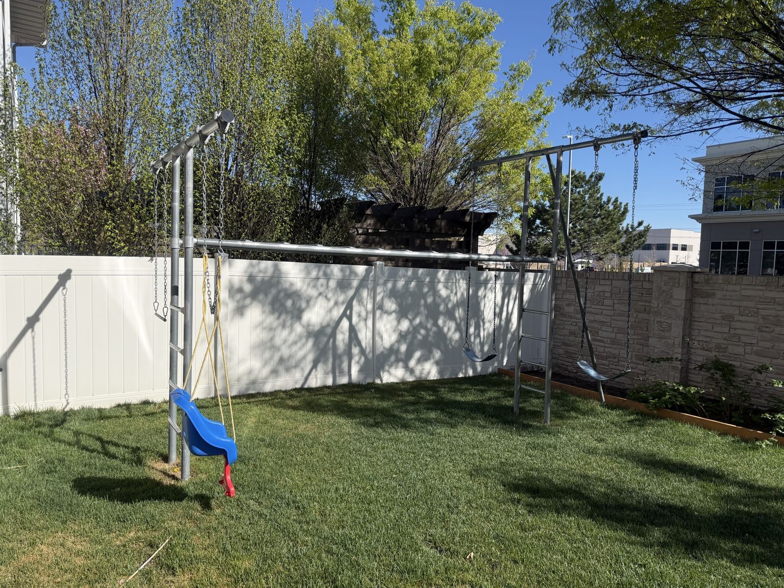 Swing Set Monkey Bar Combo