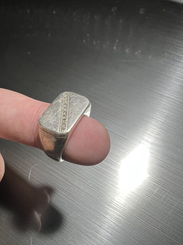 mens silver ring