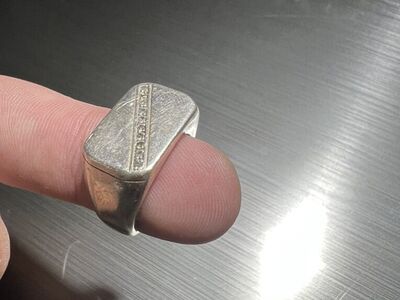 mens silver ring