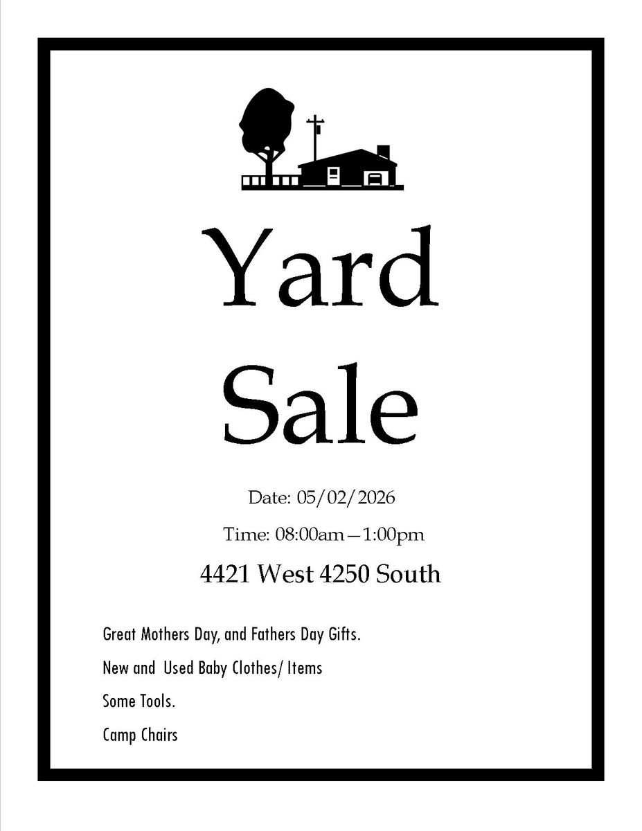 Yard Sale in West Haven
