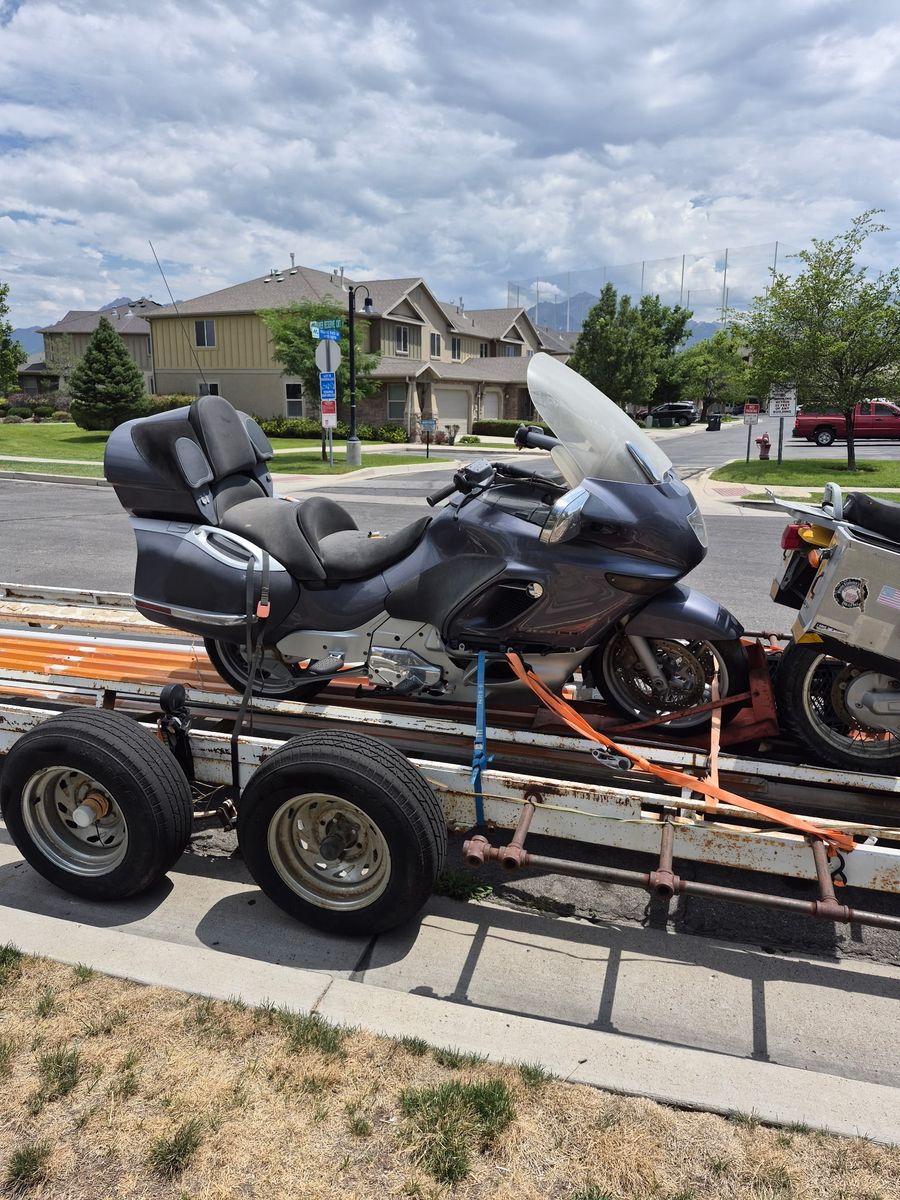 2000 BMW K1200LT & 2002 BMW R1150GS Motorcycles with Trailer Package