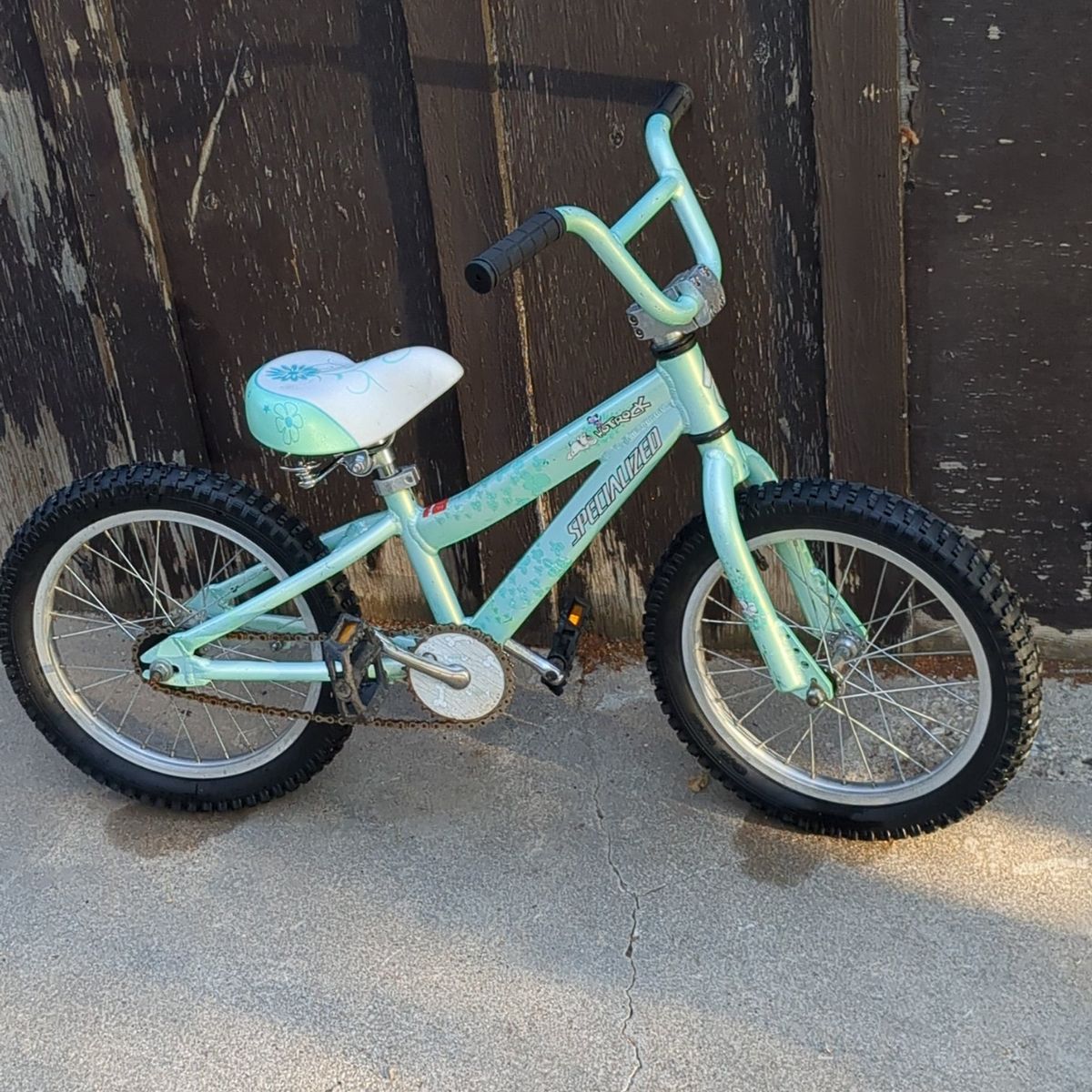 Green Specialized HotRock 16" kids bike