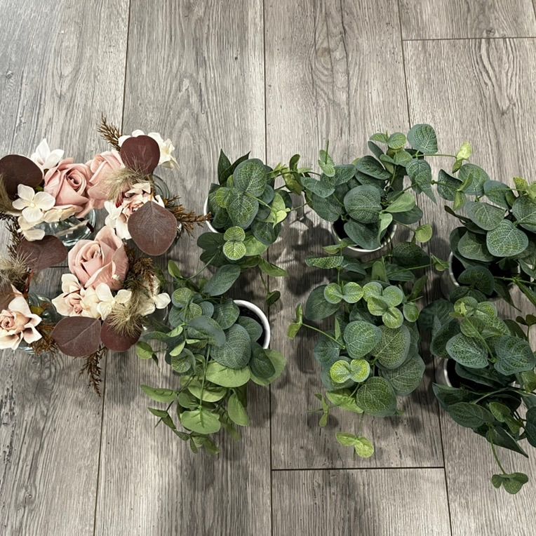 Set of 10 Artificial Flower Centerpieces