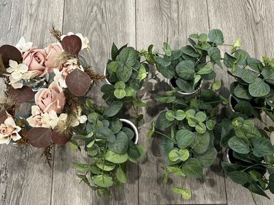 Set of 10 Artificial Flower Centerpieces