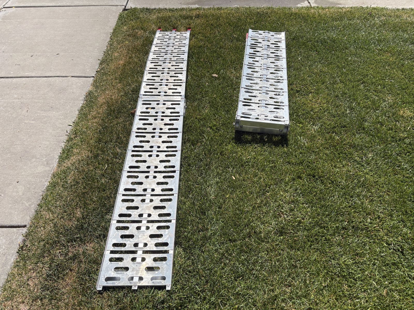 Folding Aluminum Loading Ramps for ATV, UTV, or Lawn Mower