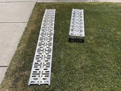 Folding Aluminum Loading Ramps for ATV, UTV, or Lawn Mower