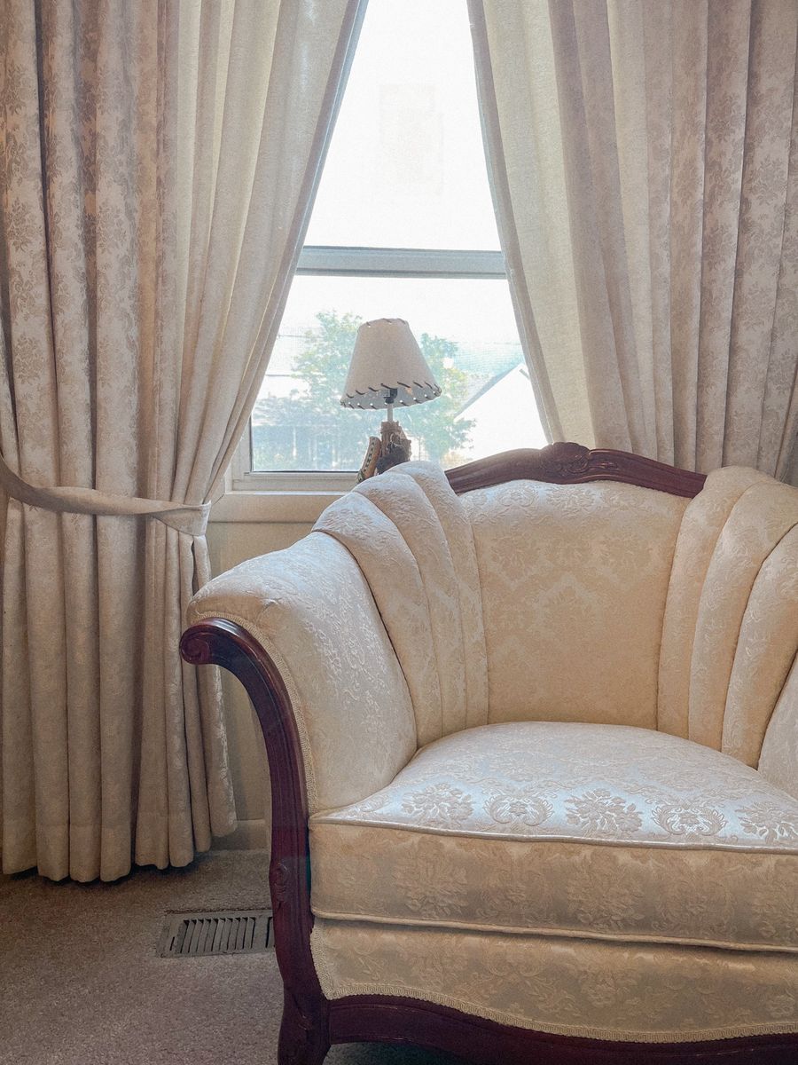 Upholstered Matching Chair + Couch Set