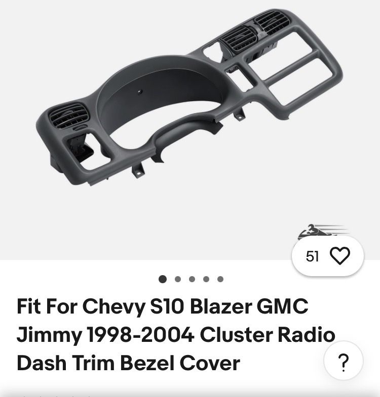Dash Bezel Cover For 1998-2004 GM