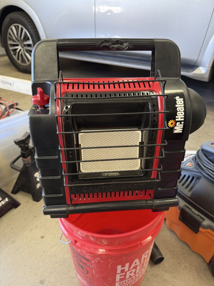 Mr. Heater Portable Buddy MH9BX 9,000 BTU Radiant Propane Heater - Red/Black