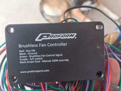 PROFORM Brushless electric radiator fan controller