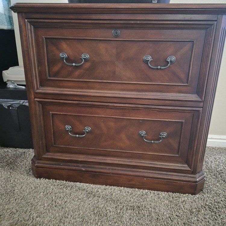 Cherry wood filling cabinet