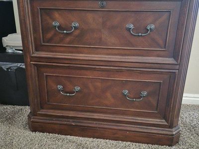 Cherry wood filling cabinet