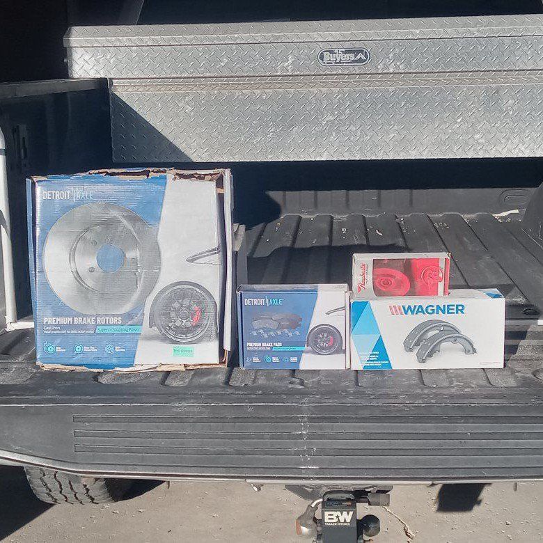 Rear brake pads and rotors for 2017 F150
