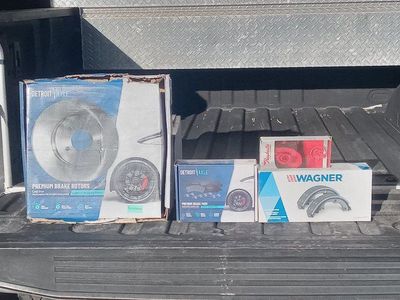Rear brake pads and rotors for 2017 F150