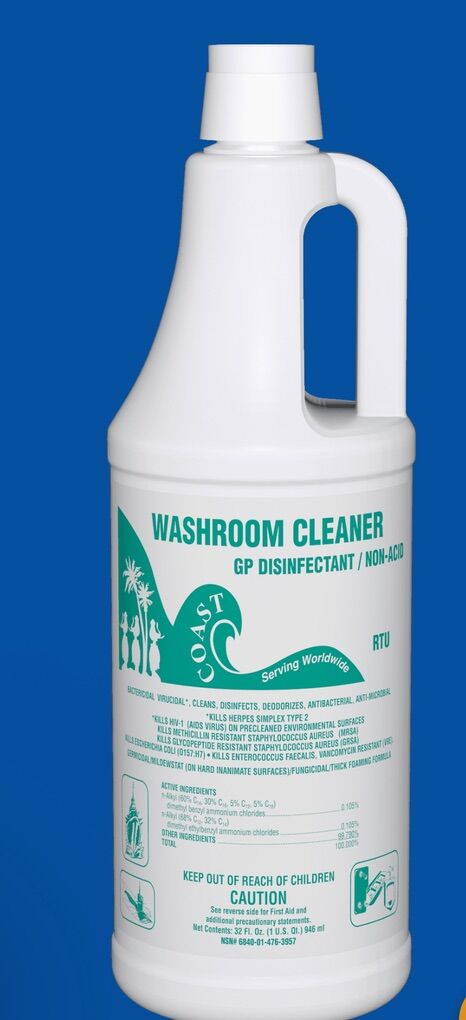 Coast Washroom Cleaner – 32 oz (Ready-To-Use)