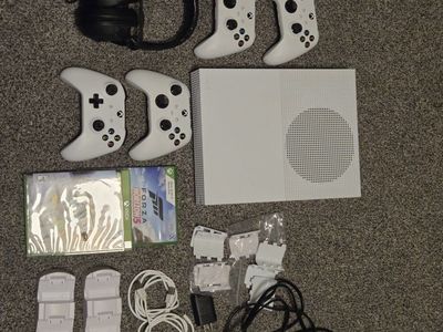 Microsoft Xbox One S 500GB Gaming Console & Controller White - Excellent Condition