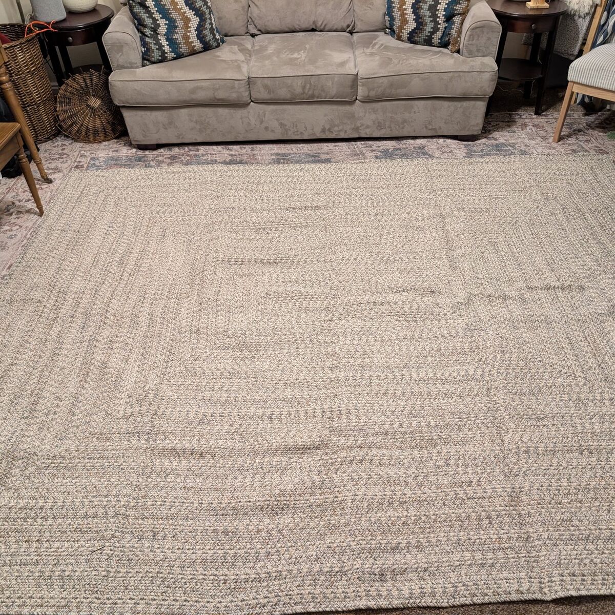 New 8ft by 10ft Braided Rug