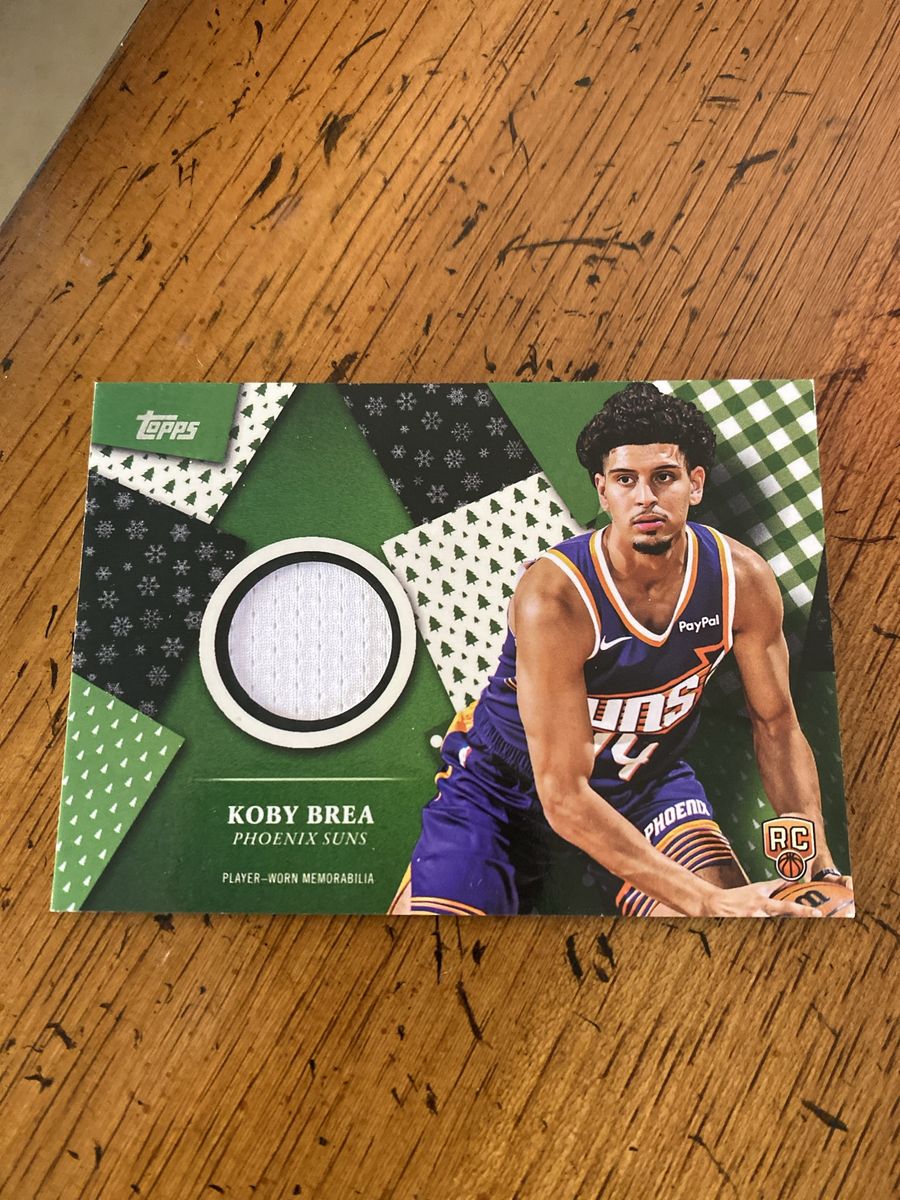 Koby Brea jersey card