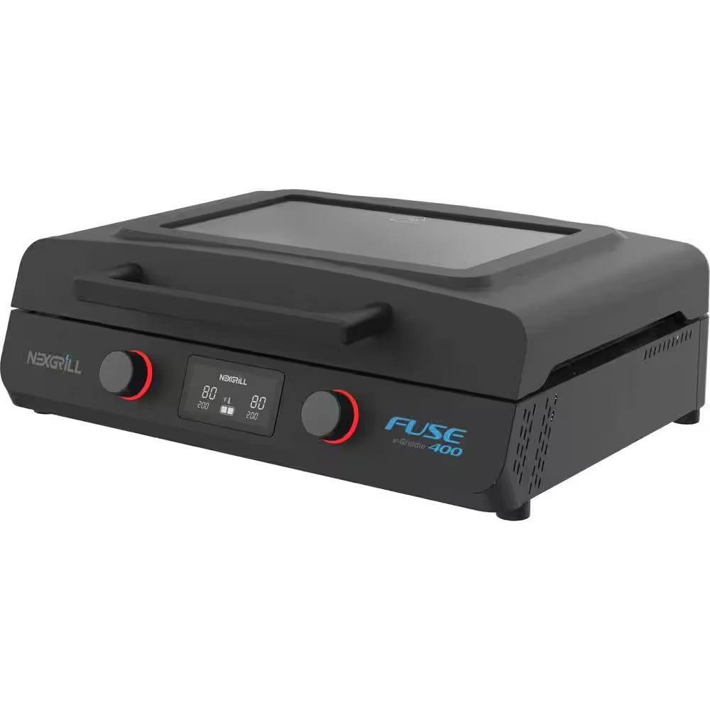 Fuse 400 22 Tabletop Grill Griddle Black