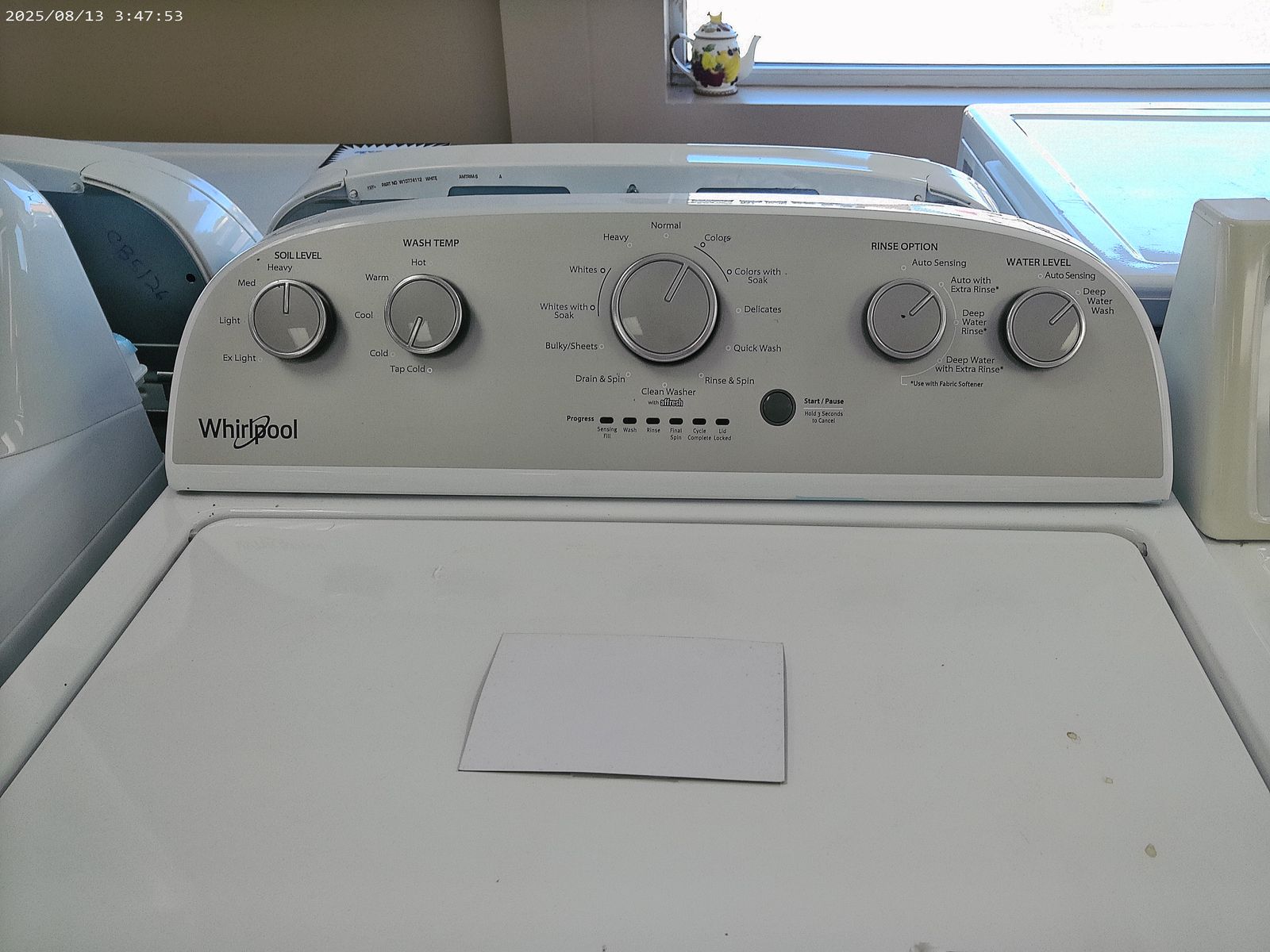 Whirlpool High Efficiency Washer~90 Day Guarantee~With Agitator