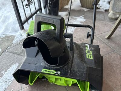 GreenWorks Snowblower