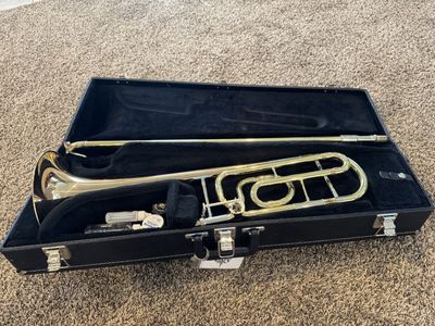 Conn 52HL Tenor Bb Trombone w/ F-Attachment, Large Bore, and Rose Brass Bell