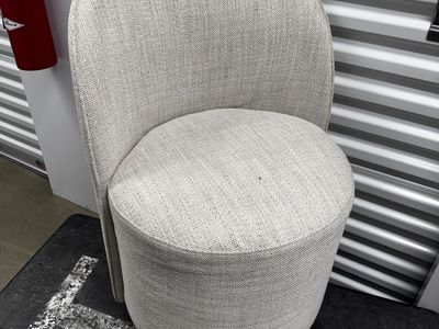 Landon Mid-Century Modern Upholstered Swivel Chair