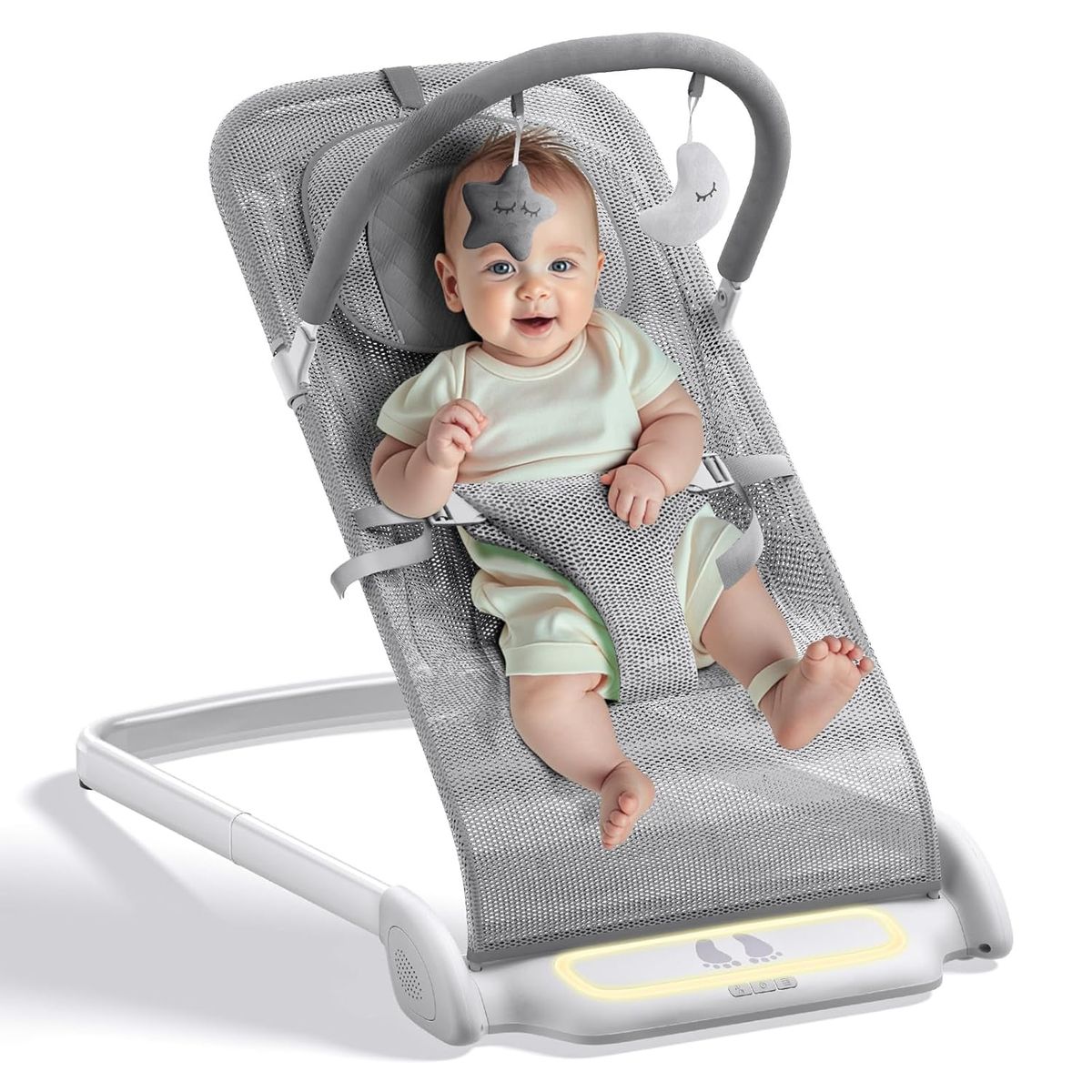 Derson Baby Bouncer, Portable Baby Bouncer Seat for Babies 0-6 Months