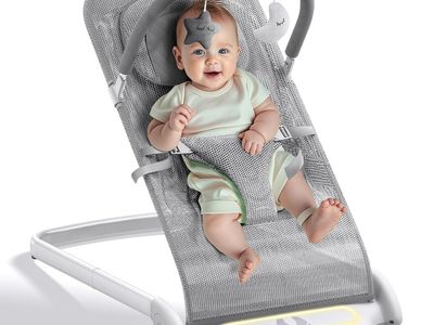 Derson Baby Bouncer, Portable Baby Bouncer Seat for Babies 0-6 Months