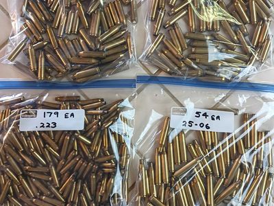 Once Fired Rifle Brass 223/243/25-06/308