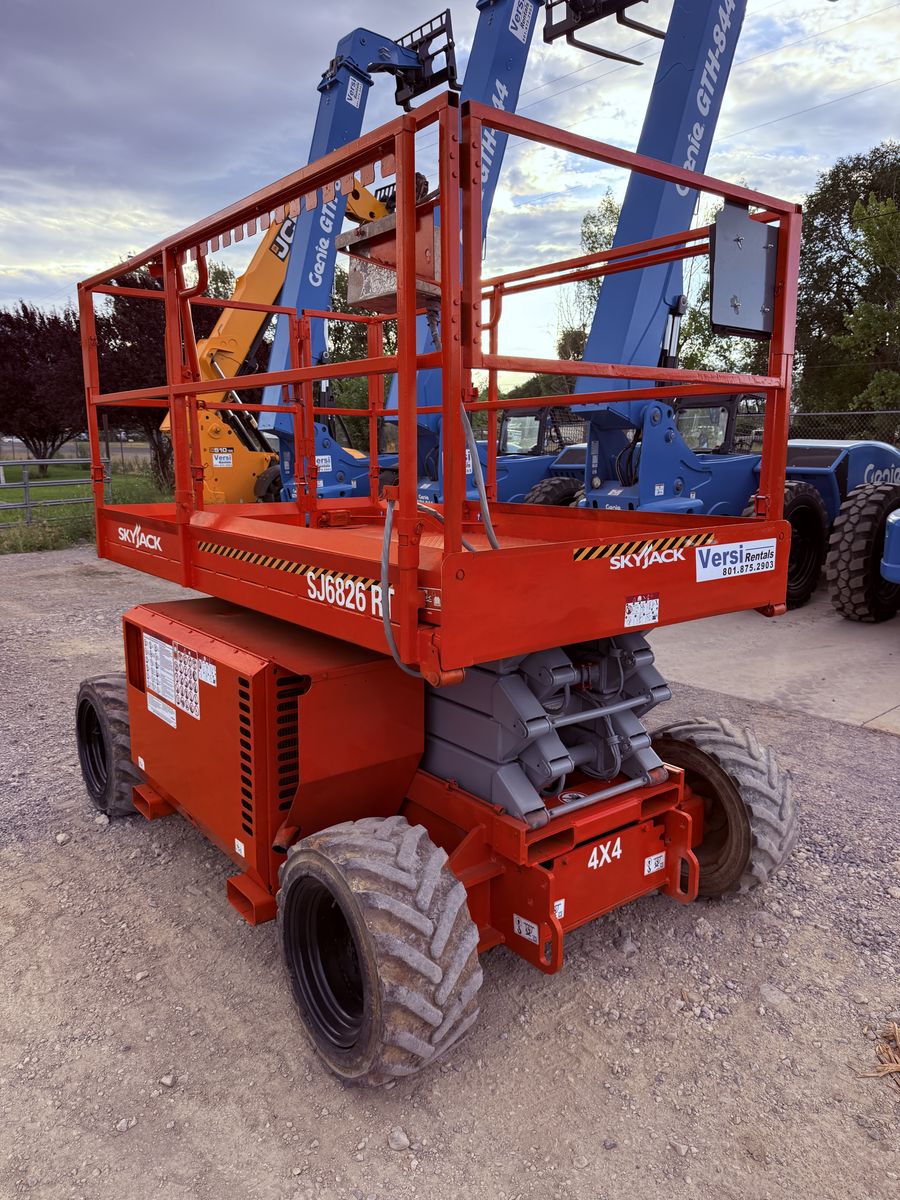 2016 Skyjack SJ 6826 RT Scissor Lift | 267 Hours | 1-Year Warranty