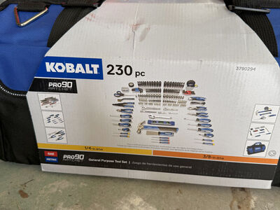 Kobalt 230pc general purpose tool kit