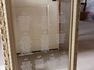 Gold Frame Mirror