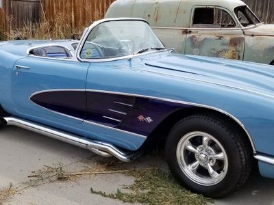 Classic 1960 Chevrolet Corvette C1 Convertible - Restored Blue/Black Interior