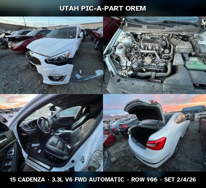2015 Kia Cadenza Parts - UTPAP Orem