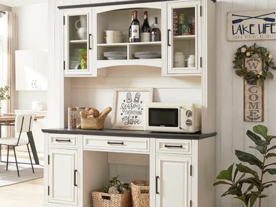 Office Computer Desk With Hutch