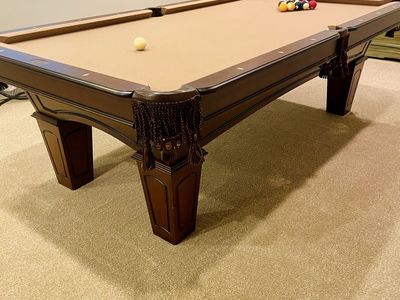 Beautiful 8-foot Spencer Marston pool table