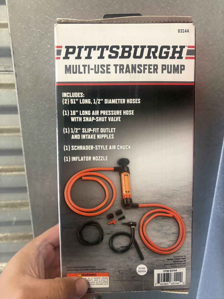 Pittsburgh Multi Use Transfer Pump