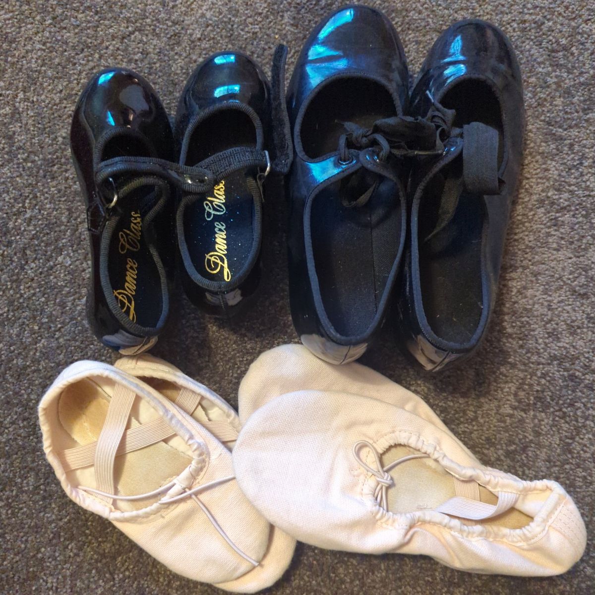 Kids tap and ballet shoes