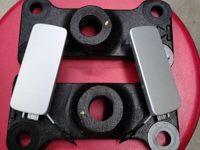 Land Rover Defender rear tow eye mount.