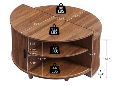 Round Coffee Table new in the box