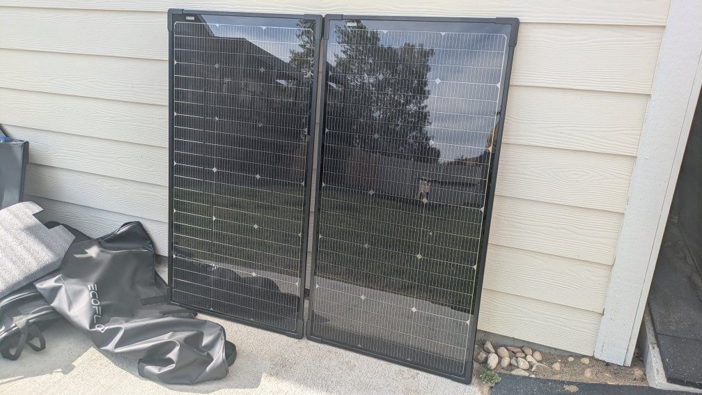 Ecoflow 250w Bifacial Solar Panel Kit