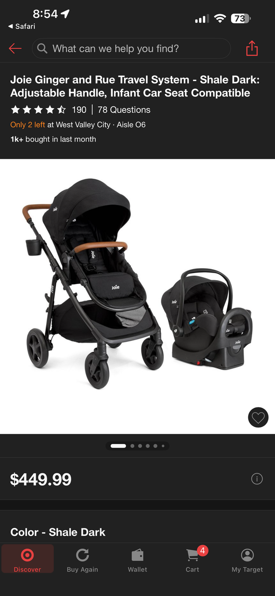 Joie Ginger travel system