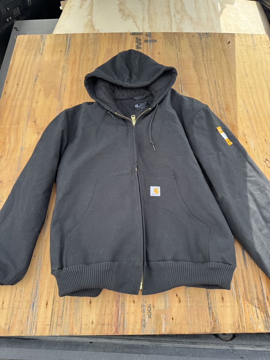 Black Carhartt Insulated Jacket XL New