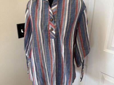 vintage Striped Top Size M Oversized