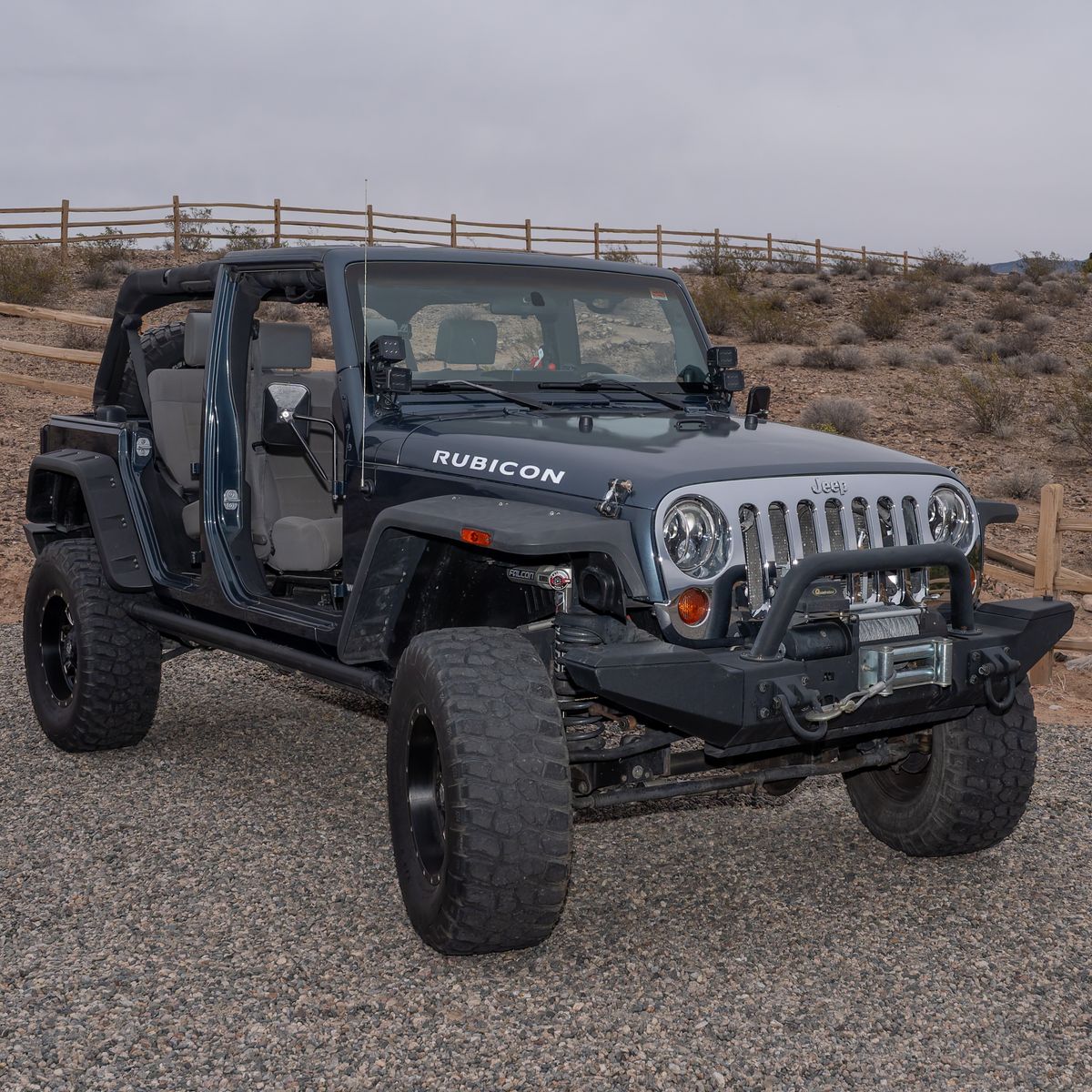 2008 4 door Jeep Rubicon Hard top.