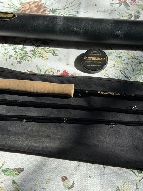 New Sage One 9ft 8 Weight  four piece Fly Rod