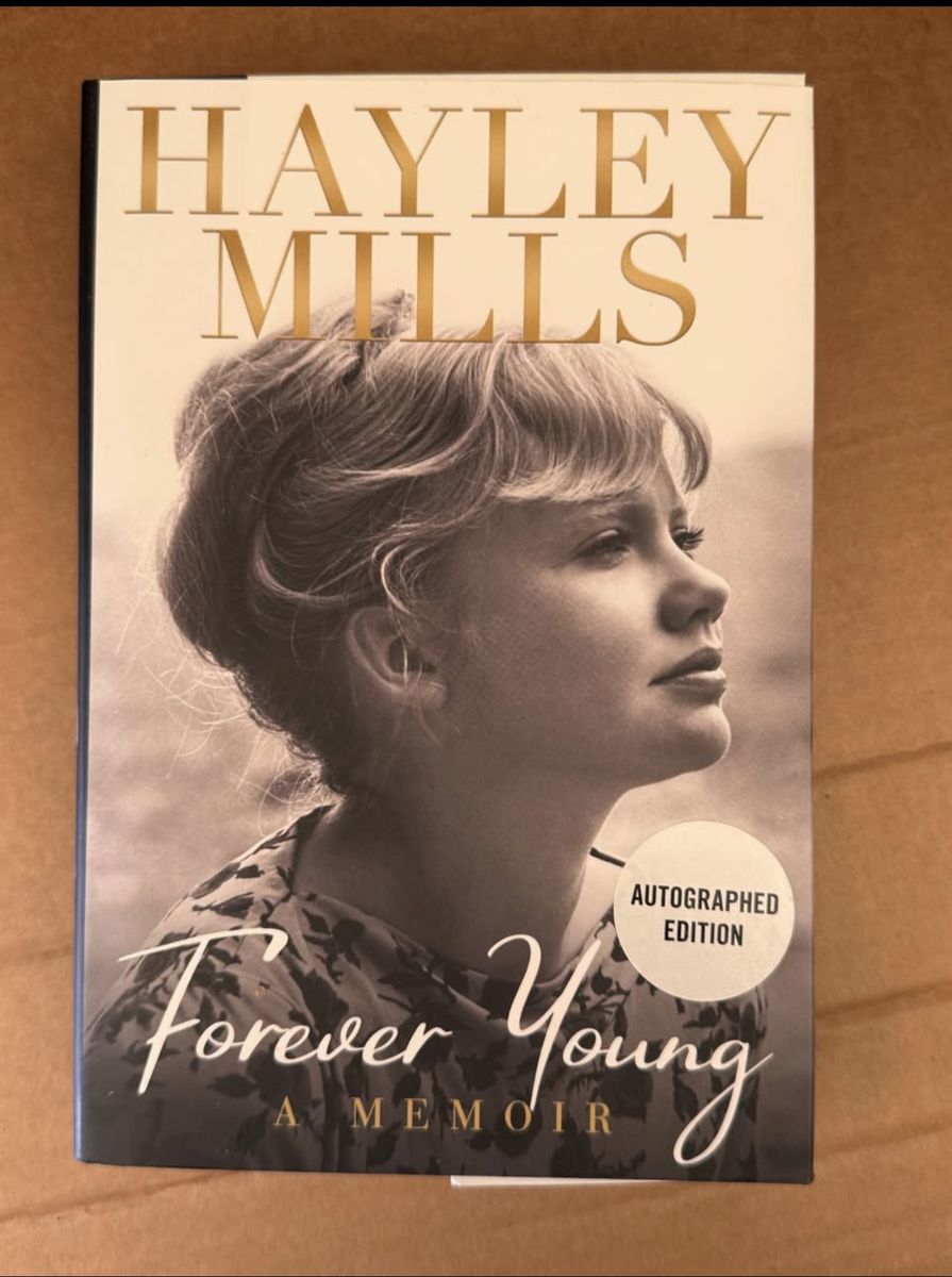 Hayley Mills Forever Young A Memoir Autographed Edition Hardcover Book