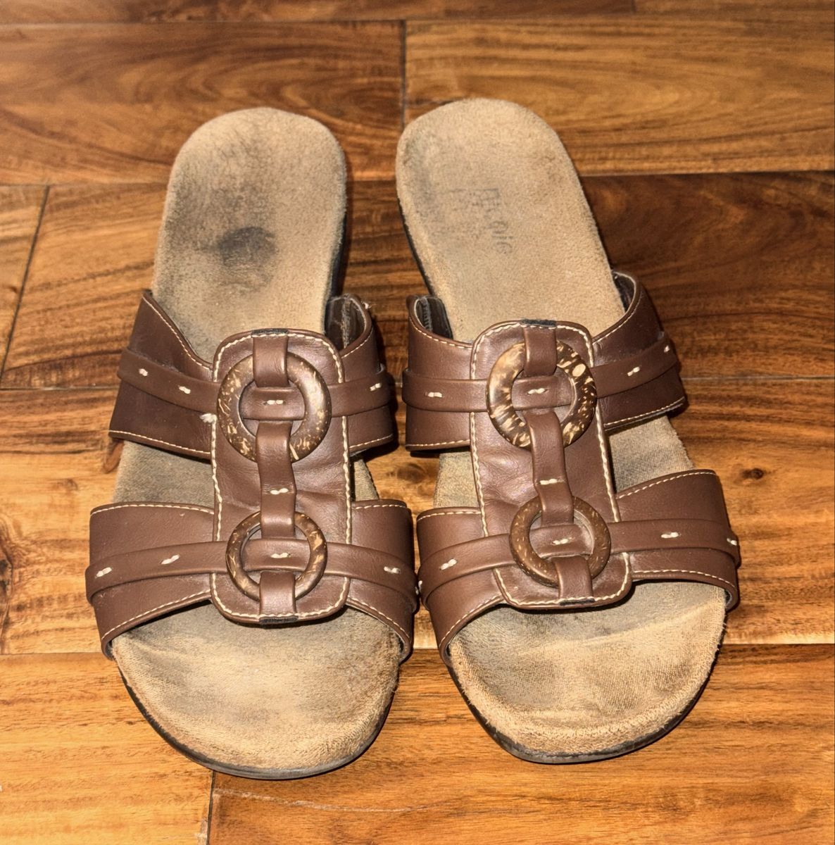 Women Size 8 Brown Heel Sandals