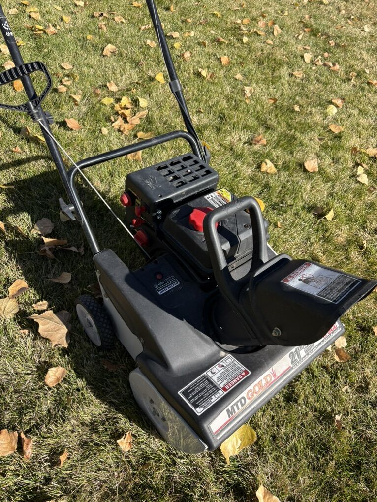 Mtd Gold 21 179cc Snow Blower